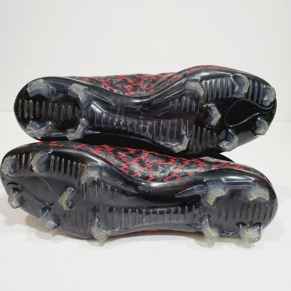 Anluke Fit Collar Black & Red Soccer Cleats Size 41 EUR 8 Men 9.5 Women NWOT - Picture 9 of 13